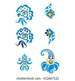 evil eye flower damask