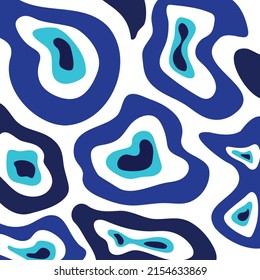 Evil eye pattern wallpaper background