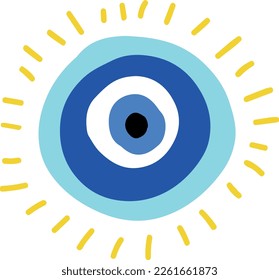 evil eye symbol vector illustration design.