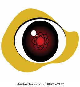 Evil Eye vector icon flat modern design
