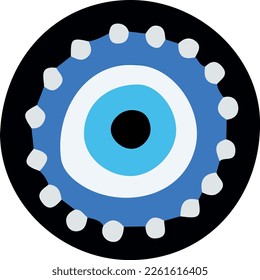 Evil eye vector illustration design.