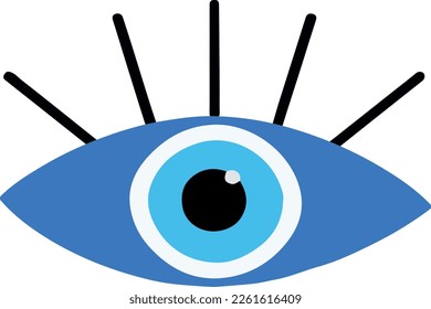 Evil eye vector illustration design.