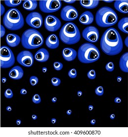 evil eye vector pattern
