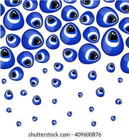 evil eye vector pattern