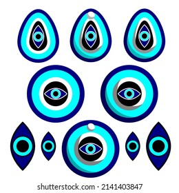 Evil eye vector. Vector for print, wrapping, decorative, sticker, etc