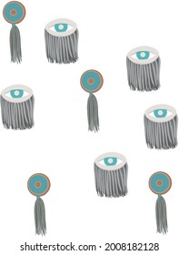 evil eye vector - symbol of protection - blue turkish