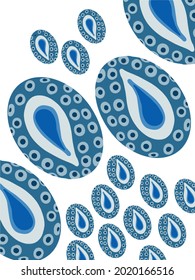 evil eye vector - symbol of protection - blue turkish
