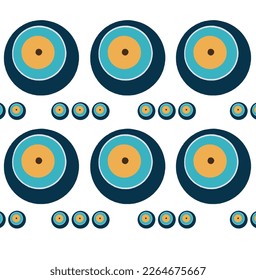 Evil eye vector - symbol of protection - blue turkish and greek eye