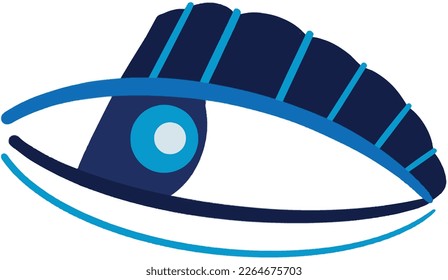 Evil eye vector - symbol of protection - blue turkish and greek eye