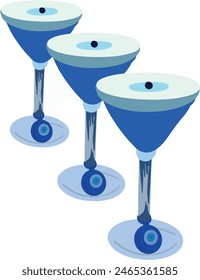 evil eye vector - symbol of protection - blue turkish