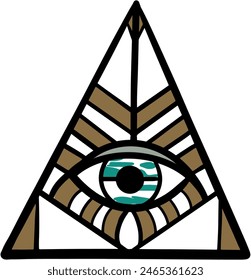 Evil Eye Vektorgrafik - Symbol des Schutzes - Blau Türkisch