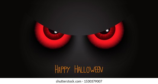 Evil Eyes Halloween Vector Stock Vector (Royalty Free) 1530379013