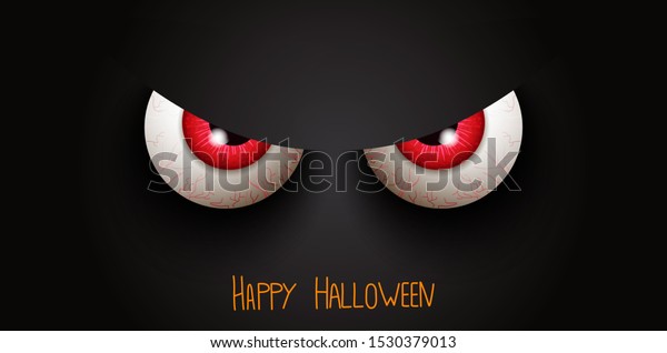 Evil Eyes Halloween Vector Stock Vector (Royalty Free) 1530379013 ...