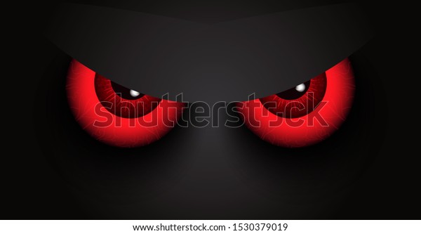 Evil Eyes Halloween Vector Stock Vector (Royalty Free) 1530379019 ...