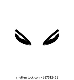 Evil eyes icon. Vector logo illustration isolated sign symbol