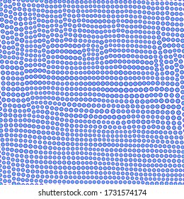 Evil eyes seamless pattern. Turkish eyes beads background. Gradient geometric design. Blue vector mosaic pattern.  Follow other mosaic patterns in my collections.

