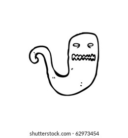 evil ghost cartoon