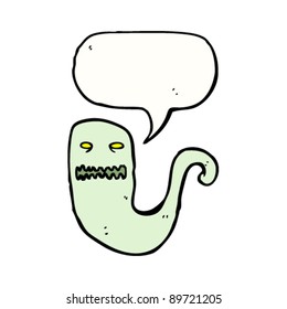 evil halloween ghost cartoon