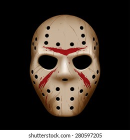 Evil hockey mask