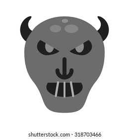 Evil, horror, dark icon vector image.Can also be used for halloween, celebration, observances and holidays. Suitable for mobile apps, web apps and print media.