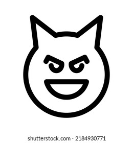 evil icon or logo isolated sign symbol vector illustration - high quality black style vector icons
