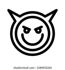 evil icon or logo isolated sign symbol vector illustration - high quality black style vector icons
