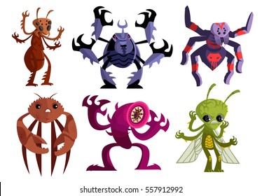 evil insects spiders crab worms and bugs monster creatures