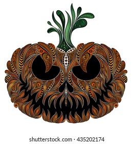 Evil laughing pumpkin face for Halloween 2016