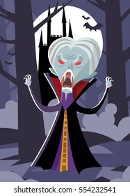 evil lord vampire in the woods