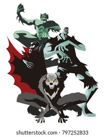 evil monsters group