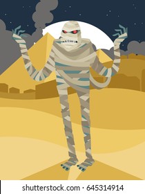 evil mummy in egypt