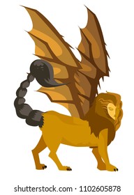 evil mythology giant manticore