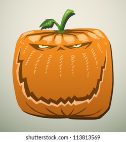 Evil pumpkin 02, vector