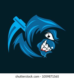 evil reaper vector illustration,t shirt design