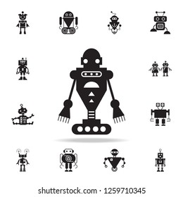 evil robot icon. Detailed set of robot icons. Premium graphic design. One of the collection icons for websites, web design, mobile app