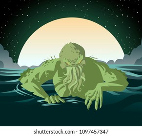 evil sea cthulthu monster