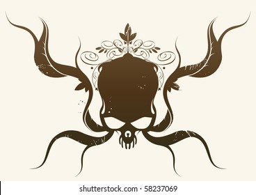 evil skull sign