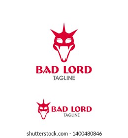 Evil Smile Logo, Smile design concept, bad lord logo concept, bad evil design, smile expression