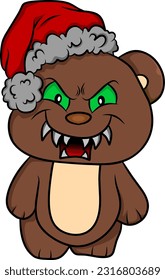 evil teddy bear cartoon character