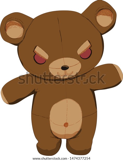 evil teddy bear toy