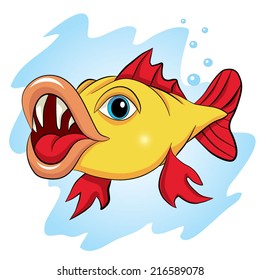 Evil toothy fish.