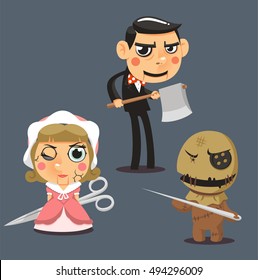 Evil toy cartoon set 2