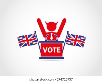 Evil UK Britain Win Elections