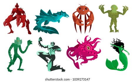 evil underwater sea monsters