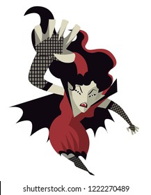evil vampire woman