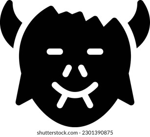 evil Vector illustration on a transparent background. Premium quality symmbols. Glyphs vector icons for concept and graphic design.