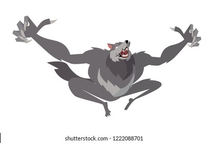 evil wild werewolf
