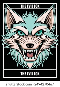 The Evil wolf tshirt design