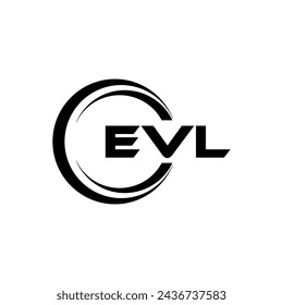 EVL Letter Logo Design, Inspiration for a Unique Identity. Modern Elegance and Creative Design. Watermark Your Success with the Striking this Logo.