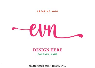 EVN lettering logo is simple, easy to understand and authoritative